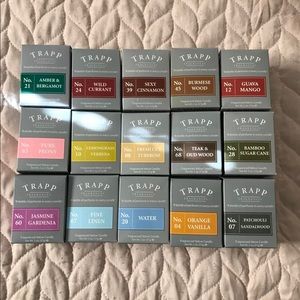 Trapp votives 30.00 all for 10 LEFT or 4.00 each